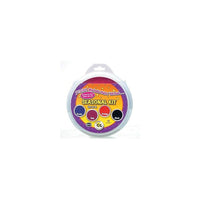 Center Enterprises - Tampon encreur/à peinture lavable circulaire, 6 po, trousse saisonnière-Couleur : Rose, orange, violet, noir