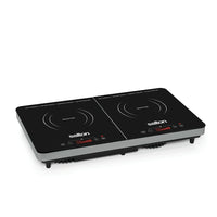 Salton - Cuisinière à induction double-La façon la plus écologique de cuisiner – plus efficace que tout autre mode de cuisson