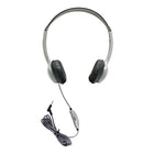 Hamilton Buhl - Casque d’écoute supra-auriculaire personnel MS2LV Schoolmate avec commandes de volume, gris-Prise de 3,5 mm compatible avec les lecteurs MP3, téléphones cellulaires/appareils mobiles, tablettes/lecteurs de livres numériques, Chromebooks, ordinateurs, lecteurs CD/chaînes stéréo, téléviseurs et la plupart des consoles de jeu