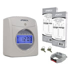 uPunch - Ensemble d'horloge de calcul électronique-L'ajustement automatique de la carte de pointage garantit une impression facile et alignée