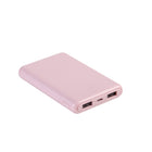 Basic Tech - Banque d'alimentation Basic Tech 5000mAh, Rose-elegant et compact