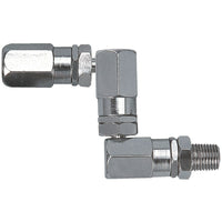 Aurora Tools – Pivots à graisse, 6000 PSI, 1/4 po NPT (F), 1/8 po NPT (M)-Installés entre le tuyau de distribution et la vanne de régulation pour graisse, les pivots facilitent la manipulation des vannes