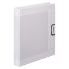 Reliure de présentation Wilson Jones Logo Binder professionnelle à anneaux ronds - lettre - capacité de 175 feuilles - 1 po-anneaux de 1 po, 11 po x 8, 1/2 po format feuille