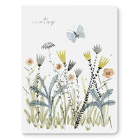 Studio Oh! - Fleurs sauvages Moyen Journal à reliure copte - 8.63" x 6.50" - Couleur assortie-Couleur assortie