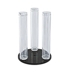 Azar Displays – Présentoir de comptoir à 3 poteaux verticaux pour montre-bracelet/bracelet, 12 x 2 po (900069)-La tige à bracelets tourne sur une base noire de 9 po de diamètre