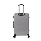TOSCANO INTRECCIARE Bagage à main rigide 20 po - Gris-Coque rigide en ABS