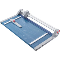 Dahle – Coupe-papier rotatif professionnel 552 de 20 po-La lame rotative est logée dans un étui de protection