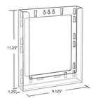 Porte-brochures simples modul. mural form. lettre-2