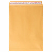 JAM Paper - Enveloppes de qualité supérieure pour catalogue à extrémité ouverte - 10 x 13 - avec fermeture à décoller et à sceller - Kraft brun Manille - paquet de 50-Couleur: Marron Kraft Manille