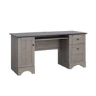 Sauder 59"W La Collection Sauder Select Bureau - Finition Mystic Oak-Tablette coulissante pour clavier/souris avec glissières métalliques et butées de sécurité