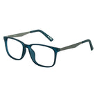Gry Mattr Lunettes bleu clair, WITTY +1.25-Toucher Gomme Plastique Bleu Marine Mat