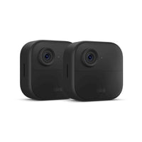 Amazon - Blink Outdoor 4 Système de caméra de sécurité IP Full HD 1080p sans fil - Noir - Paquet de 2-Découvrez la visualisation en direct HD 1080p, la vision nocturne infrarouge et un son bidirectionnel net