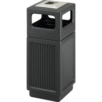 SafcoMD ® Réceptacle pour déchets Canmeleon, capacité de 57 l-Panneaux à rainures