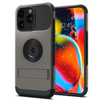 Spigen - Slim Armor MagFit pour iPhone 15 Pro - Bronze a Canon-Le MagFit est un écosystème magnétique qui couvre tous les aspects de MagSafe