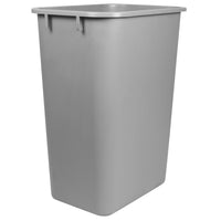 StaplesMD ® Corbeille de 38,5 l, gris-Pour chaque poste de travail ou pour utiliser avec des déchiqueteurs