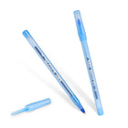 Stylos à bille économiques RoundStic de BIC, 1,0 mm, bleu, paquet de 12-Stylos d’écriture dont le corps translucide indique le niveau d’encre actuel, ce qui vous permet de savoir quand prendre un nouveau stylo dans la boîte