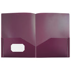 Staples - Couverture de rapport à deux pochettes, couleurs tendance variées-Pochette découpée sur la couverture avant pour les cartes professionnelles