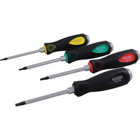 Gray Tools – Ensemble de 4 tournevis carrés encastrés, No 0, 1, 2 et 3-Comprend : Carrée encastrés No : 0 (tige de 4 po), 1 (tige de 4 po), 2 (tige de 4 po) et 3 (tige de 4 po).