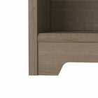 Bush Furniture - Bibliothèque haute à 5 tablettes Cabot - Gris cendré-Assemblage nécessaire