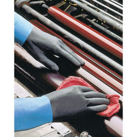 Showa Best Glove - Gants Chem Master Taille T-Grand/10, 13po Lo, Latex De Caoutchouc/Néoprène, paquet de 36-Style de poignet Droit