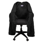 SnuggleBack - Couverture de Chaise - Noir-Se fixe à n'importe quelle chaise de bureau