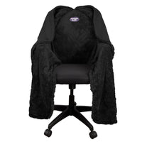 SnuggleBack - Couverture de Chaise - Noir-Se fixe à n'importe quelle chaise de bureau