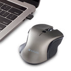 Souris USB-C Blue LED sans fil de Verbatim - Graphite-Bouton dpi à sélection facile - 800, 1300 et 1600 dpi