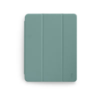 Étui JCPal DuraPro avec porte-crayon pour iPad Pro 12,9" (Modèle 2021) - Vert Minuit-Étui à rabat léger