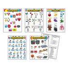 TREND companies, Inc. Ensemble combiné de tableaux d'apprentissage des compétences de base pour la maternelle, paquet de 10-Comprend : formes, nombres, couleurs, alphabet et opposés.
