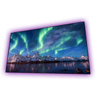 Elunevision - Cadre de tissage audio 4K de référence NanoEdge 110" 16:9-Écran de projection électrique