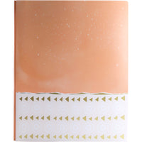 Hilroy - Porte-document à pochettes et attaches Desert naturel - 11 5/8 po H x 9 5/16 po l - Pop dore-2 pochettes horizontales