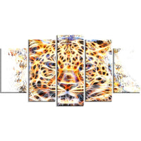 Designart – Grande illustration animale sur toile, félin ravissant (PT2357-373)-Impression