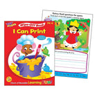TREND enterprises Inc. - Livre d'activités à section effaçable, I Can Print Standard Manuscript, prématernelle, maternelle-Multicolore