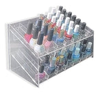 Azar Displays – Présentoir à cosmétiques 2 niveaux avec 14 compartiments, de comptoir, 6,5 x 12 x 8 (222987)-Chaque fente mesure 1 1/2 po