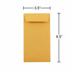 JAM Paper #7 Enveloppes recyclées Coin Commerciales - 3 1/2" x 6 1/2" - Kraft brun - Paquet de 100-Quantité : 100 enveloppes par paquet