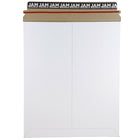 JAM Paper - Pochettes d'expédition rigides pour photos autoscellantes, 11 po x 13 1/2 po, blanc, paq./10-Dimensions : 11 po x 13,5 po