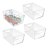 Azar - Bac fourre-tout de stockage d'organisateur extra-grand avec poignée - 13 po l x 9.5 po P x 6.5 po H-Vendu en paquets de: 4