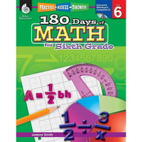 Shell Education - Cahier d'exercices 18 Days Of Math (SEP50802), 6e année-Convient aux enfants de 11 ans et en 6e année