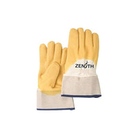 Zenith Safety - Gants À Paume Enduite De Latex De Caoutchouc Naturel, Fini Rugueux, T-Grand/10, paquet de 24-Revêtement Latex de caoutchouc