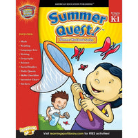 Livre numérique : American Education Publishing� --  Summer QuestMD 704355-EB, maternelle à 1re année-Vous recevrez deux courriels : le premier confirmant la totalité de votre commande et le second comportant un lien de téléchargement. Vous pourrez utiliser le lien de téléchargement immédiatement ou plus tard, comme vous le voulez.