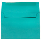 JAM Paper Enveloppes de pap. rec. avec ferm. gommée Brite Hue, format invitation, 5 1/2 x 8 1/8 po, bleu de mer, 100/paquet-Taille : A8 (5 1/2 x 8 1/8 po)