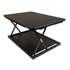 Uncaged Ergonomics – Plateforme de bureau assis debout CHANGEdesk MINI pour portatif, noir-BREVETÉ : Ce modèle fait partie de la gamme brevetée économique CHANGE de bureaux transformables assis/debout, conçus à l'interne et fabriqués exclusivement par Uncaged Ergonomics. 