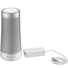 Harman Kardon - Haut-parleur à commande vocale Invoke - Argent-Technologie adaptative exclusive à 360 degrés, comprenant 7 microphones qui reconnaissent tous les détails de vos commandes vocales dans toutes les directions