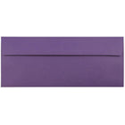 JAM Paper Enveloppes format livret avec fermeture gommée, 4 1/8 x 9 1/2 po, violet foncé, 100/paquet-Violet foncé