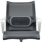 Fellowes – Coussin lombaire de série i-Spire, gris (9311603)-Supporte le bas dos pour un confort accru lorsqu'assis