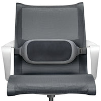 Fellowes – Coussin lombaire de série i-Spire, gris (9311603)-Supporte le bas dos pour un confort accru lorsqu'assis
