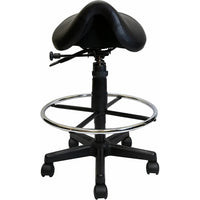 Nicer Furniture - tabouret de selle sans dossier - noir-Chaise de dessinateur