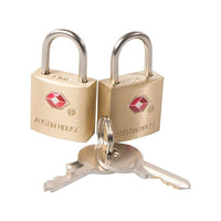 Austin House - Cadenas Travel Sentry, Paquet de 2-Permet à votre valise d'être ouverte et inspectée par les autorités responsables de la sécurité sans l'endommager.