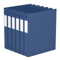 Davis Group Super économie, Reliure à anneaux ronds 1 po, paquet de 6 – Bleu Royal-3 Reliure À Anneaux