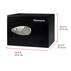 SentrySafe - Coffre-fort de sécurité à combinaison numérique - 1,2 pi3 - Noir-Peut être ancré au sol pour empêcher tout déplacement non autorisé (quincaillerie incluse)